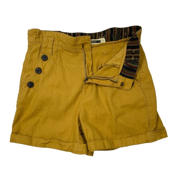 Anthropologie Daughters Of The Liberation Linen Blend Shorts 6 - Picture 3 of 12